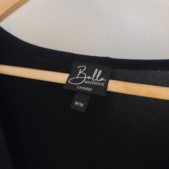 Nursing Top Maternity Black - Picture 3 of 5